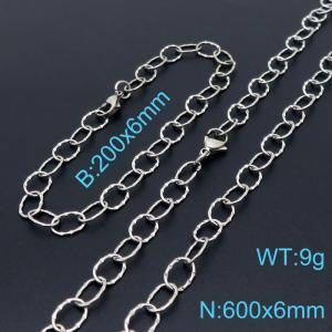 SS Jewelry Set(Most Men) - KS140251-Z