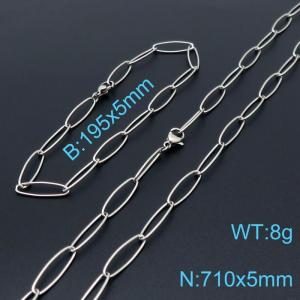 SS Jewelry Set(Most Men) - KS140269-Z