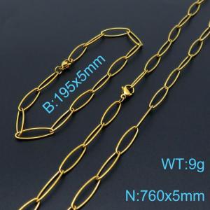 SS Jewelry Set(Most Men) - KS140278-Z