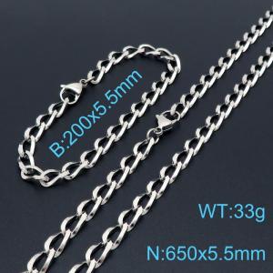 SS Jewelry Set(Most Men) - KS140284-Z