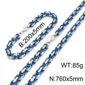 SS Jewelry Set(Most Men) - KS140948-Z