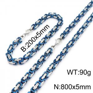 SS Jewelry Set(Most Men) - KS140949-Z