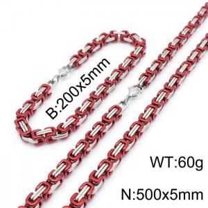 SS Jewelry Set(Most Men) - KS140959-Z