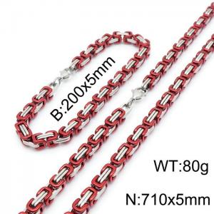 SS Jewelry Set(Most Men) - KS140963-Z