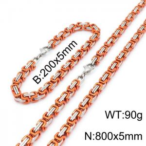 SS Jewelry Set(Most Men) - KS140997-Z