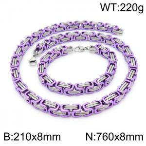 SS Jewelry Set(Most Men) - KS141076-Z