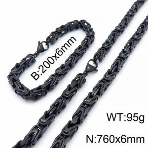 SS Jewelry Set(Most Men) - KS141156-Z