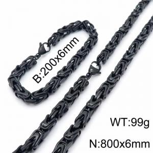 SS Jewelry Set(Most Men) - KS141157-Z