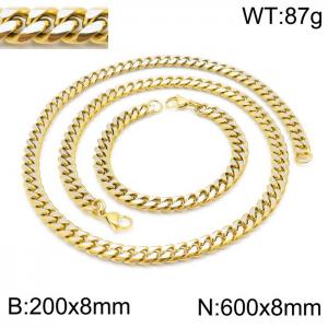 SS Jewelry Set(Most Men) - KS141232-Z