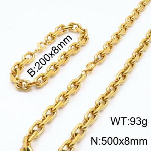 SS Jewelry Set(Most Men) - KS141422-Z