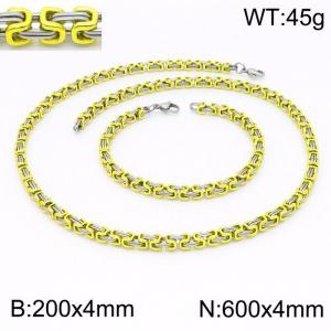 SS Jewelry Set(Most Men) - KS141710-Z