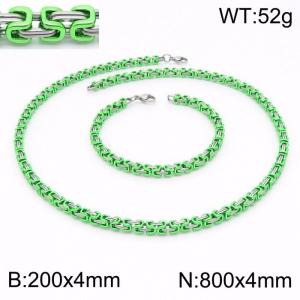 SS Jewelry Set(Most Men) - KS141746-Z