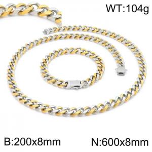 SS Jewelry Set(Most Men) - KS141774-Z