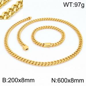 SS Jewelry Set(Most Men) - KS141782-Z