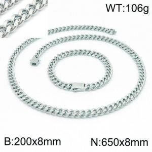 SS Jewelry Set(Most Men) - KS141791-Z