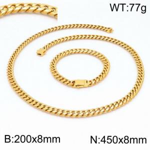 SS Jewelry Set(Most Men) - KS141795-Z