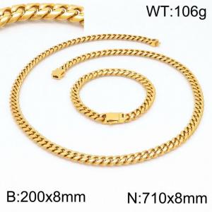 SS Jewelry Set(Most Men) - KS141800-Z