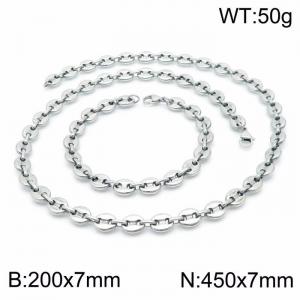 SS Jewelry Set(Most Men) - KS142217-Z