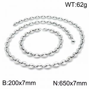 SS Jewelry Set(Most Men) - KS142221-Z
