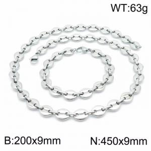 SS Jewelry Set(Most Men) - KS142225-Z