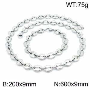 SS Jewelry Set(Most Men) - KS142228-Z