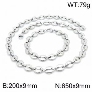 SS Jewelry Set(Most Men) - KS142229-Z