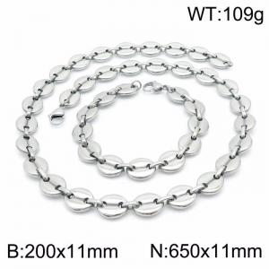 SS Jewelry Set(Most Men) - KS142237-Z