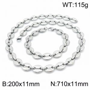 SS Jewelry Set(Most Men) - KS142238-Z