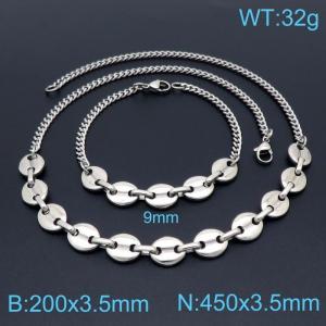 SS Jewelry Set(Most Men) - KS142243-Z