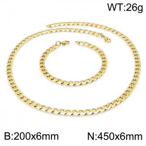 SS Jewelry Set(Most Men) - KS142521-Z