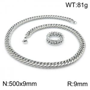SS Jewelry Set(Most Men) - KS143854-Z
