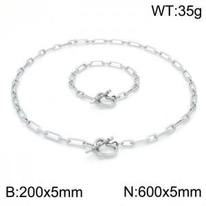 SS Jewelry Set(Most Men) - KS143965-Z