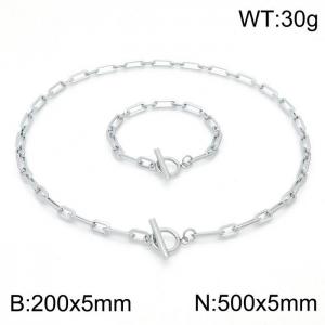 SS Jewelry Set(Most Men) - KS143971-Z