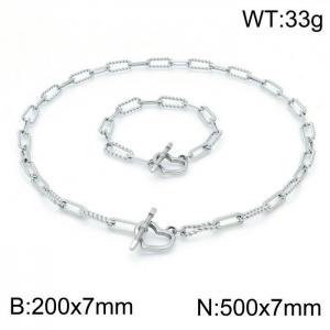 SS Jewelry Set(Most Men) - KS143987-Z
