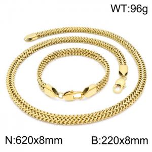SS Jewelry Set(Most Men) - KS144123-KFC