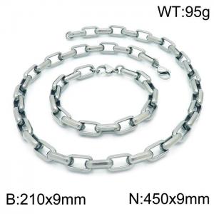 SS Jewelry Set(Most Men) - KS184710-Z