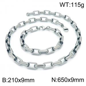 SS Jewelry Set(Most Men) - KS184714-Z