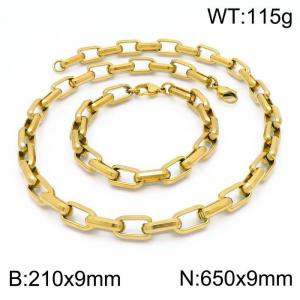 SS Jewelry Set(Most Men) - KS184720-Z