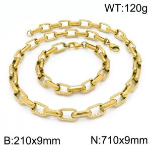 SS Jewelry Set(Most Men) - KS184721-Z