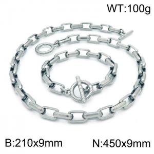 SS Jewelry Set(Most Men) - KS184722-Z