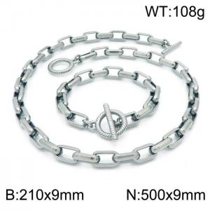 SS Jewelry Set(Most Men) - KS184723-Z