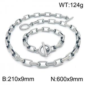 SS Jewelry Set(Most Men) - KS184725-Z