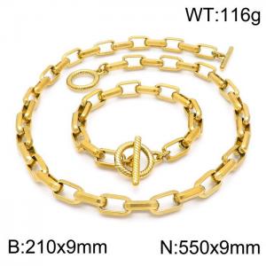 SS Jewelry Set(Most Men) - KS184728-Z