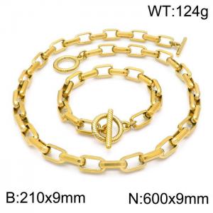 SS Jewelry Set(Most Men) - KS184729-Z