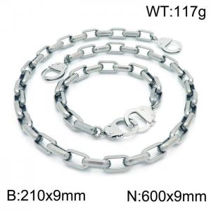 SS Jewelry Set(Most Men) - KS184733-Z
