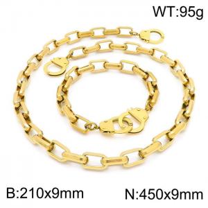 SS Jewelry Set(Most Men) - KS184734-Z