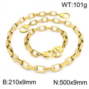 SS Jewelry Set(Most Men) - KS184735-Z