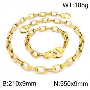 SS Jewelry Set(Most Men) - KS184736-Z