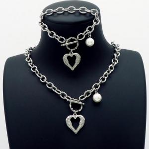 SS Jewelry Set(Most Women) - KS184738-BJ