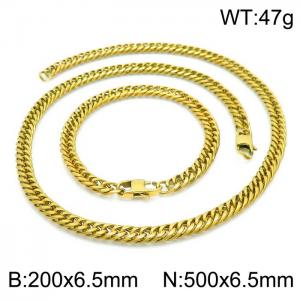 SS Jewelry Set(Most Men) - KS185198-Z